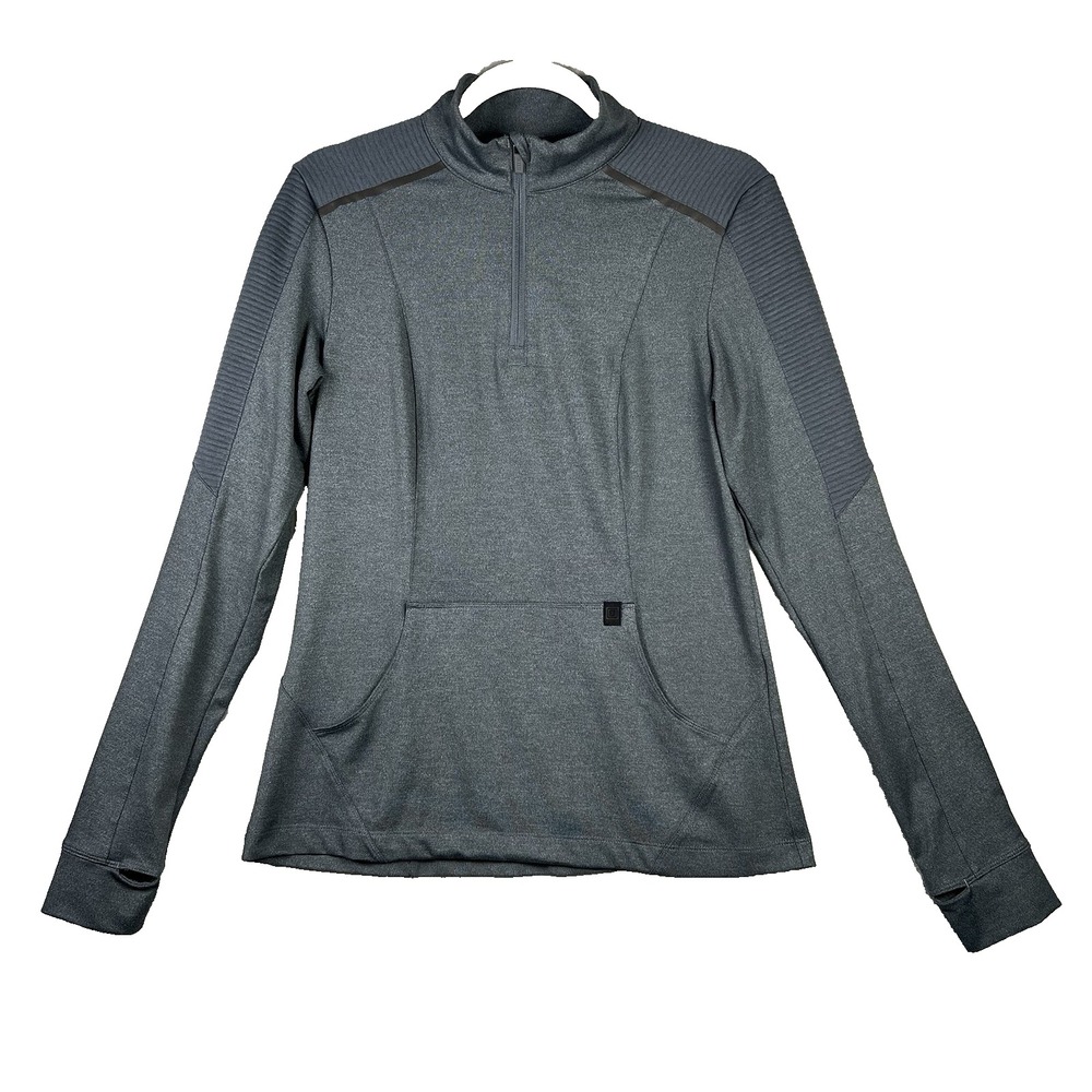 511 TACTILE 1/4 ZIP Jacket Women's Size M Gray Kangaroo Pockets Chin Guard Thumb - Picture 1 of 14